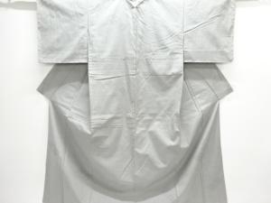 未使用品　重ね菱模様織出し本場結城紬100亀甲着物（石下）